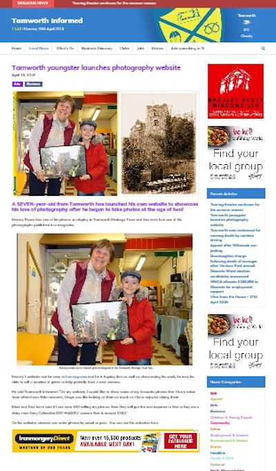 Harvey Payne on Tamworth Informed