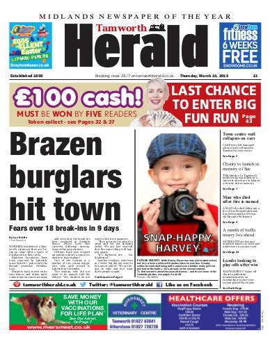  Tamworth Herald 13th March 2014
